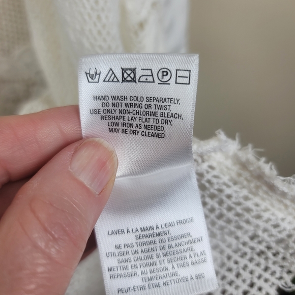 FIRM | Anthro | Meadow Rue White/Cream Lace Vest - Picture 5 of 7